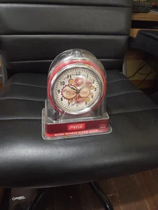 Factory Sealed 1990's Vintage Coca Cola Quartz Alarm Clock With Instructions - Picture 1 of 10
