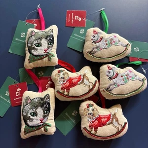 Nathalie Lete Ornament Weihnachten 3 Sorten 6er Set Afternoon Tea Collaboration - Bild 1 von 8