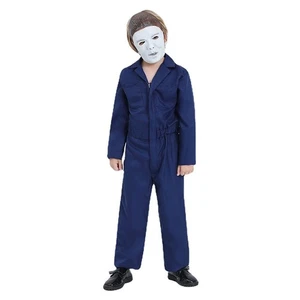 Kids Movie Halloween Michael Myers Cosplay Costume Boys Coat - Picture 1 of 4