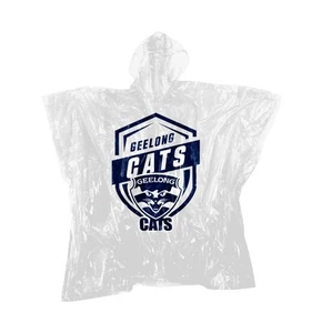 AFL Poncho Raincoat - Geelong Cats - Picture 1 of 2