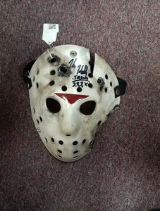 KANE HODDER SIGNED JASON VOORHEES NEW BLOOD SIGNED MASK FRIDAY THE 13TH BAS 429 - Picture 1 of 2