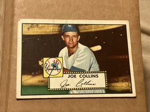 1952 Topps - Joe Collins #202 (RC) - Good - Lite Corner Wear - Lite Crease Top L - Picture 1 of 2