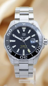 Tag Heuer Calibre 5 Aquaracer 300m 43mm automatico WAY201A documenti originali +  - Foto 1 di 10