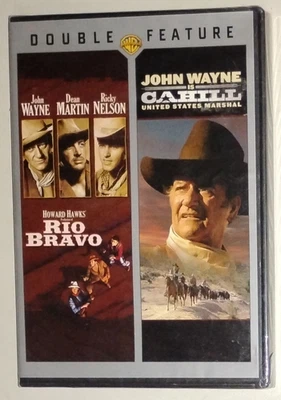 John Wayne Double Feature - Rio Bravo & Cahill - New Sealed DVD  Widescreen 2005 - Image 1 of 2