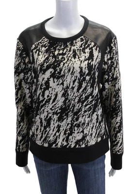 Rag & Bone Women Pullover Sweatshirt Black Crew Neck Long Sleeve Size S - Image 1 of 4