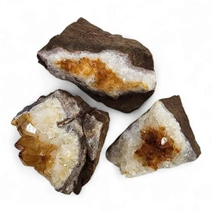 Citrine Crystal Clusters 176.3 grams. 3 Piece Lot - Picture 1 of 1