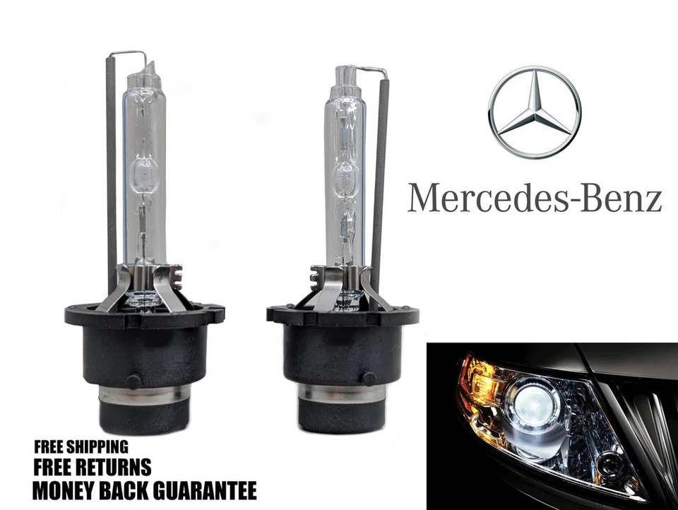 OEM HID Xenon Headlight Bulb for MERCEDES-BENZ R350 2006-2010 Low Beam Set of 2 - Image 1 of 1