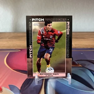 2021 Topps Chrome MLS Ricardo Pepi Pitch Prodigies #193 FC Dallas - Picture 1 of 2