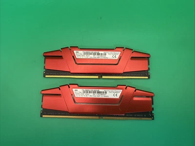 G.SKILL Ripjaws V Series 8GB (2x4GB) DDR4 2400 MHz Desktop RAM F4-2400C15D-8GVR - Image 1 of 4