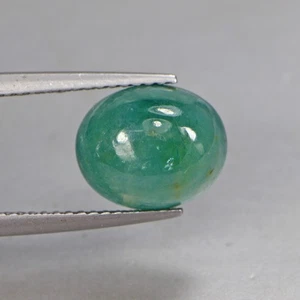 3.56 Cts NATURAL Grandidierite Oval Cabochon Cut Bluish Green Loose Gemstone - Picture 1 of 6