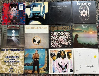 Classic Rock LP Lot (12) – Doobie Brothers, McCartney, Elton, ELP, Cat Stevens - Image 1 of 4