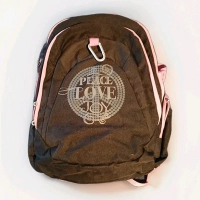 Bolso Mochila Grande Multi Bolsillo Productos Exterior Vortex Niñas Signo de Paz A324 Foto 1 de 4