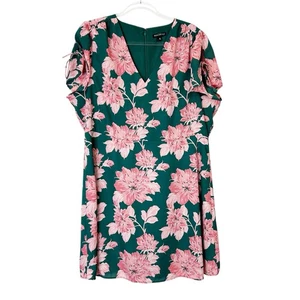 J. Crew Blumenkleid Damengröße 18 kurze Ärmel - Bild 1 von 11