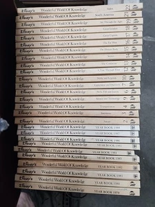 Vintage Disney's Wonderful World of Knowledge / Book Set 27 Books W/ Index - Picture 1 of 12