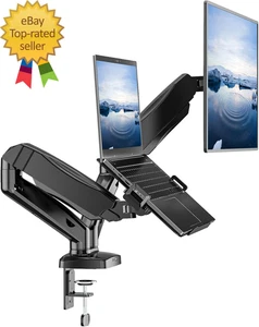 Laptop Mount for Desk Laptop Arm Mount for 17"-32”Computer Screen - Afbeelding 1 van 1