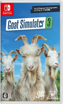 Unopened SW Goat Simulator 3 Nintendo Switch PLAION Sealed Action JP w/tracking - Image 1 of 4