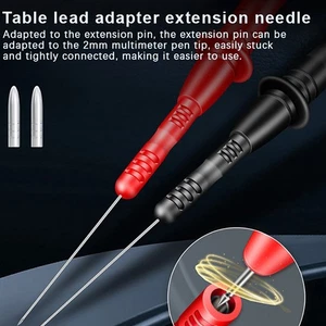 1 Pair Universal Multimeter Test Probe Tip Test Lead Extention Piercing Needle - Bild 1 von 6