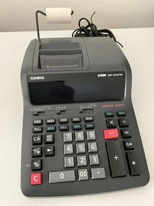 CASIO DR-210TM Extra Large Display Heavy Duty Calculator 12 Digits Excellent - Picture 1 of 7