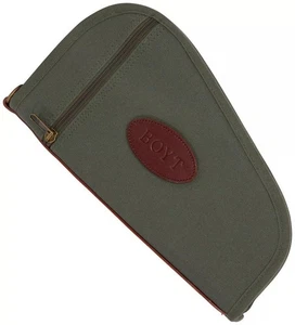 Boyt Harness Heart-Shaped Pistol Case OD Green Canvas Holds Handgun - PP41OD - Picture 1 of 1