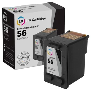 LD Products repuesto para cartucho de tinta negro HP 56 / C6656AN - Imagen 1 de 9