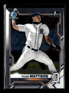 TYLER MATTISON ⚾ 2021 Bowman Chrome Draft #BDC-58 Detroit Tigers - Bild 1 von 2