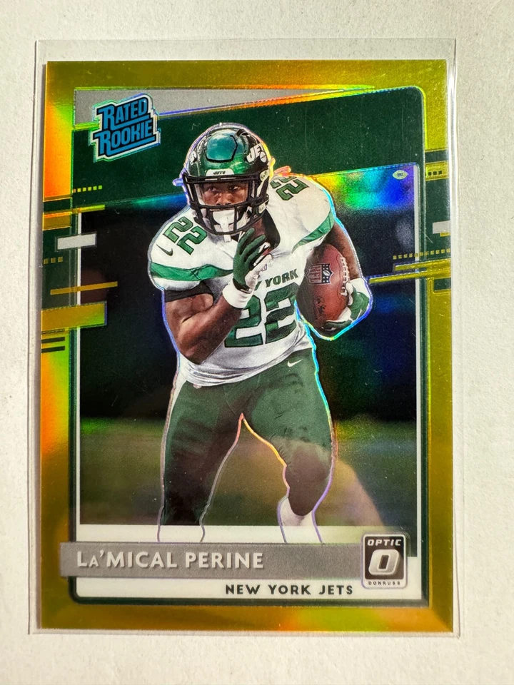 K172,479 - 2020 Donruss Optic Preview Gold #P340 La'Mical Perine RR #/10 - Image 1 of 1