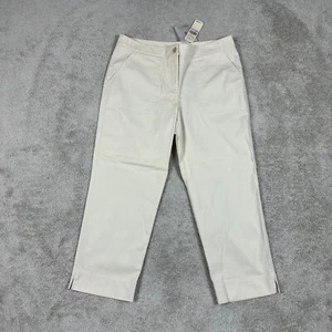 Tommy Bahama Damenhose 6 elfenbeinfarben Jet Away Twill kurz Abalone entspannen bequem - Bild 1 von 18