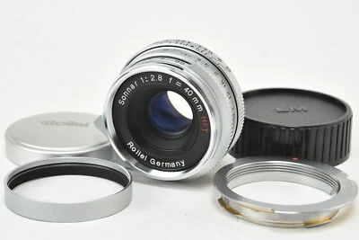 Rollei Sonnar HFT 40mm F2.8 Leica L39 Screw Mount w/ML ring [Good] 06-s95 - Image 1 of 4