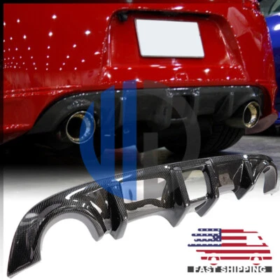 ДЛЯ 2009-2021 Nissan 370Z Z34 Fairlady Z купе W стиль углеродного волокна диффузор - Изображение 1 из 4