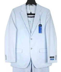 Nautica Modern-Fit Stretch Cotton blazer Light Blue several available NWT - Picture 1 of 2