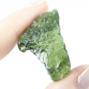 3.51g MOLDAVITE tektite genuine "bridge" collection piece A grade #RM497 - Picture 1 of 6
