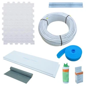 ZEWO Trockenbau 50 mm Aufbau - Fußbodenheizung Komplettpaket Set Trockenestrich - Bild 1 von 11