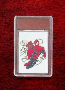 Spider-Man 1990's MARVEL UNIVERSE SERIES 1 VENDING MACHINE PRISM STICKER - Picture 1 of 4