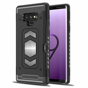 Für Samsung Galaxy Note 9 Hülle stoßfest Ganzkörper Rüstung Kartenhalter magnetisch - Bild 1 von 10