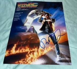 Robert Zemeckis Signed 11x14 Photo Back To The Future With Proof - Picture 1 of 3