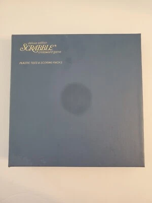 VINTAGE Deluxe Scrabble 1966 Selchow & Righter Plastic Tiles. Missing 1 letter U - Image 1 of 4