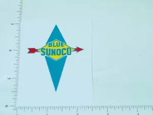 2" Wide Sunoco Blue Gasoline Sticker A-037 - Picture 1 of 1