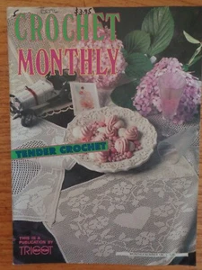 VINTAGE CROCHET MONTHLY MAGAZINE # 136 - TENDER CROCHET - Picture 1 of 9