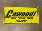 Cawood Buick Pontiac Port Huron Michigan License Plate Booster Thin Plastic
