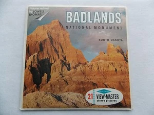 Badlands National Monument View Master Packet años 60 - Imagen 1 de 1