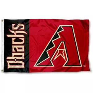 ARIZONA DIAMONDBACKS 3'X5' FLAG/BANNER 100% FULL COLOR ON BOTH SIDES OF THE FLAG - Picture 1 of 4