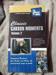 Classic Carson Moments Volume 2 (VHS) BRAND NEW, The Tonight Show...55 - Picture 1 of 6