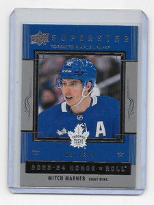 MITCH MARNER #HR-16 087/250 2023-24 UPPER DECK HONOR ROLL SILVER SUPERSTAR 23/24