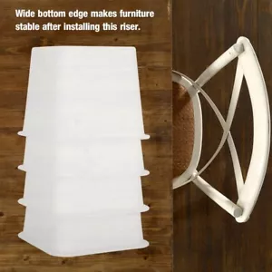 4 Stk Möbelerhöhung Set Möbel Erhöhung Bett Sofa Sessel Fuß Gleiter Aufstehhilfe - Bild 1 von 13