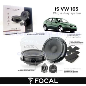 Casse Altoparlanti anteriori FOCAL plug e play IS VW 165 120w per SEAT LEON 1M1 - Imagen 1 de 13