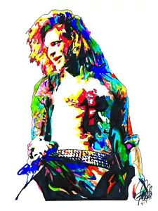 David Lee Roth Van Halen Rock Music Poster Print Wall Art 8.5x11 - Picture 1 of 6