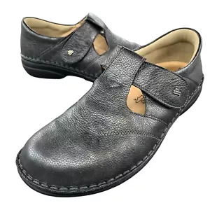 Finn Comfort Nashville Leather T-Strap Wedge Mary Jane Shoes Womens Size 11 - Picture 1 of 7