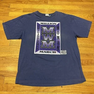 VTG 90s Philadelphia Million Woman March Double-Sided Shirt Size XLarge - Picture 1 of 6