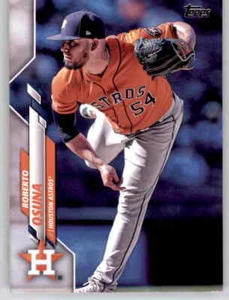 2020 Topps Series 1 Roberto Osuna Base Card MLB PWE Set Break Astros #141 - Picture 1 of 2