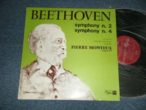 PIERRE MONTEUX NDR SYMPHONY ORCHESTRA BEETHOVEN Japan NM LP SYMPHONY NO.2 NO.4 - Picture 1 of 4